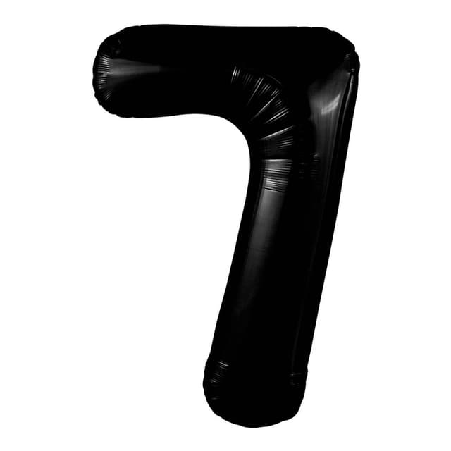 Цифры 100 см черный блеск Slim 7 Цифры 100 см черный блеск Slim 7