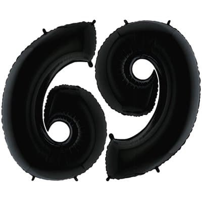 Цифры 100 см черные 6/9 Цифры 100 см черные 6/9