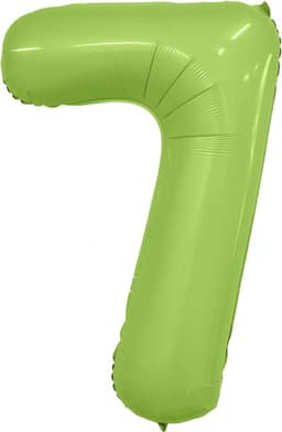 Цифры 100 см фисташка сатин Slim 7