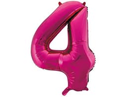 Цифры 100 см Фуксия 4