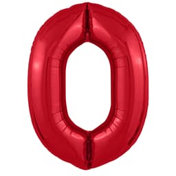 Цифры 100 см красные Slim 0