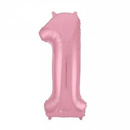 Цифры 100 см розовые Slim 1