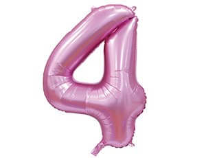 Цифры 100 см розовые Slim Сатин Pink 4 Цифры 100 см розовые Slim Сатин Pink 4
