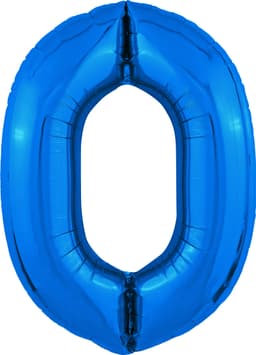 Цифры 100 см синие 0