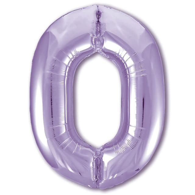 Цифры 100 см сиреневые Lavender Slim 0 Цифры 100 см сиреневые Lavender Slim 0
