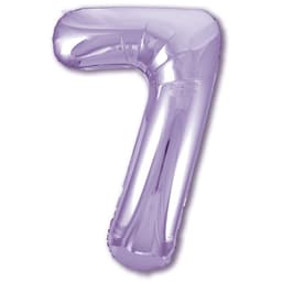 Цифры 100 см сиреневые Lavender Slim 7