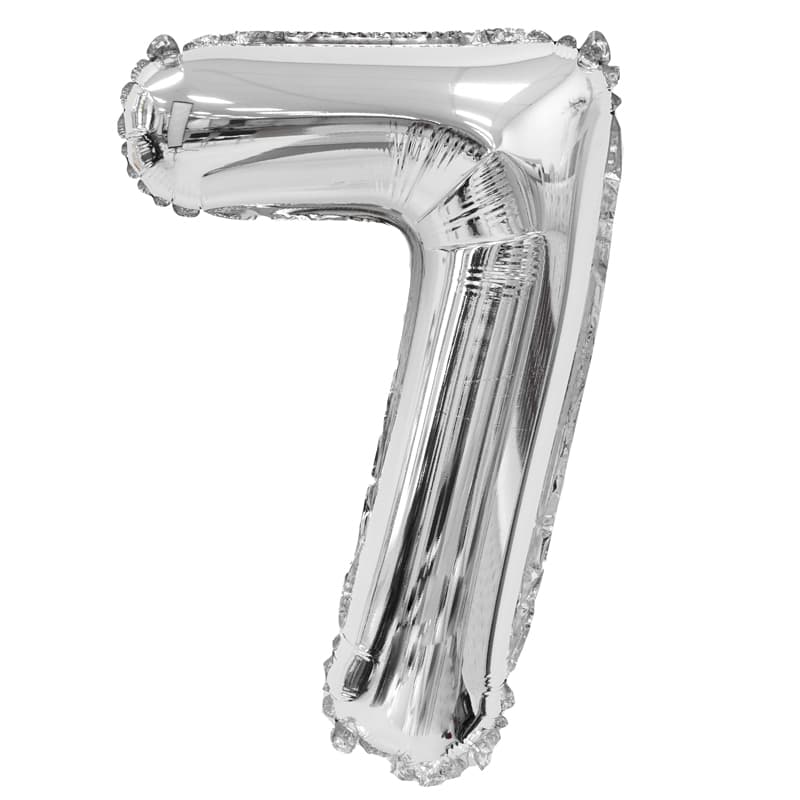 Цифры 35 см серебро 7