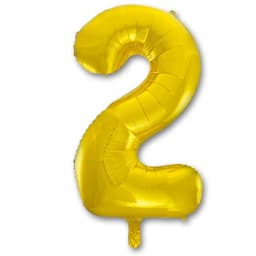 Цифры 40 см золото 2