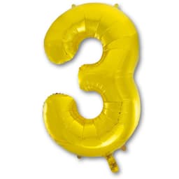 Цифры 40 см золото 3