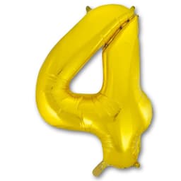 Цифры 40 см золото 4