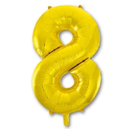 Цифры 40 см золото 8