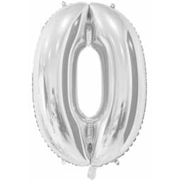 Цифры 65 см серебро 0