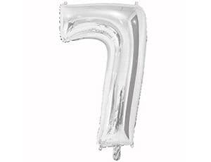 Цифры 65 см серебро 7