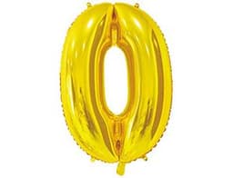 Цифры 65 см золото 0