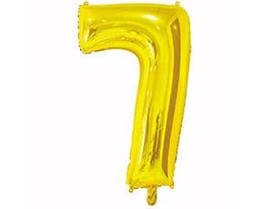 Цифры 65 см золото 7