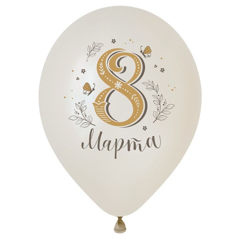 V 12 / 30 см С 8 марта, Ассорти Пастель