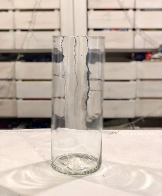 Вазон стеклянный 30*12 Вазон стеклянный 30*12