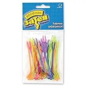 Вилочки д/канапе Цветы 30 шт 9см Вилочки д/канапе Цветы 30 шт 9см