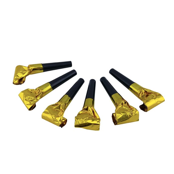 Язычки-гудки Золотые 6шт