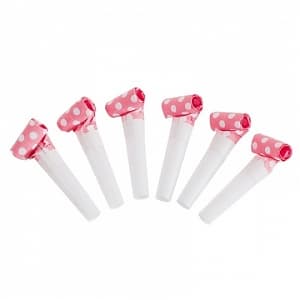 Язычки Розовые точки/6шт