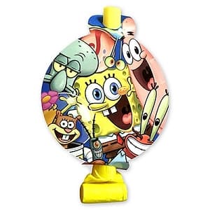 Язык-гудок с карт Губка Боб /8шт/ Язык-гудок с карт Губка Боб /8шт/