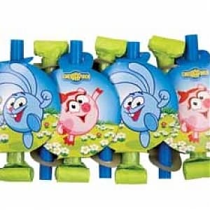 Язык-гудок с карт Смешарики 8шт/G Язык-гудок с карт Смешарики 8шт/G