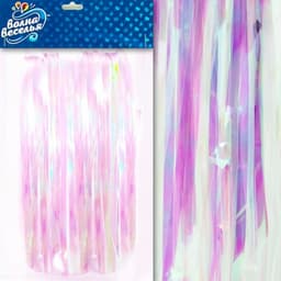 Занавес Дождик хамелеон прозрачный голография, 2м х 1м