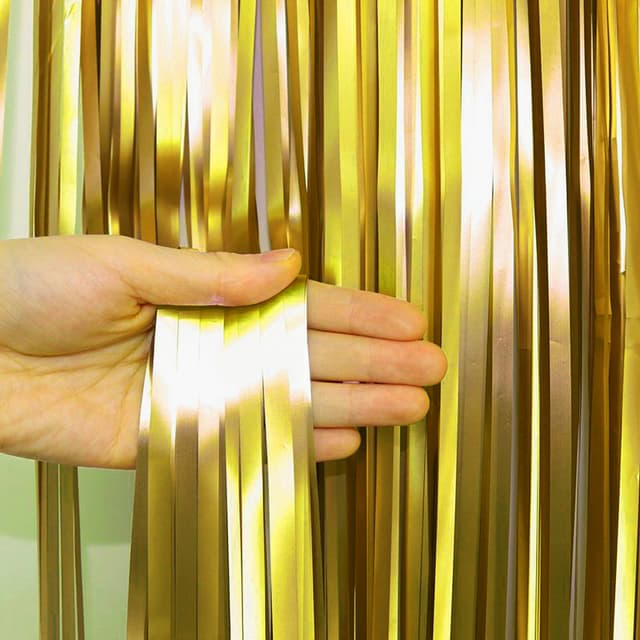 Занавес матовый "Дождик" Золотой 2 м*1 м Занавес матовый "Дождик" Золотой 2 м*1 м