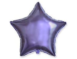 Звезды металлик 80 см фиолетовые / fm