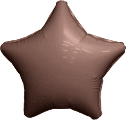 Звезды мистик сатин какао/cocoa 76 см