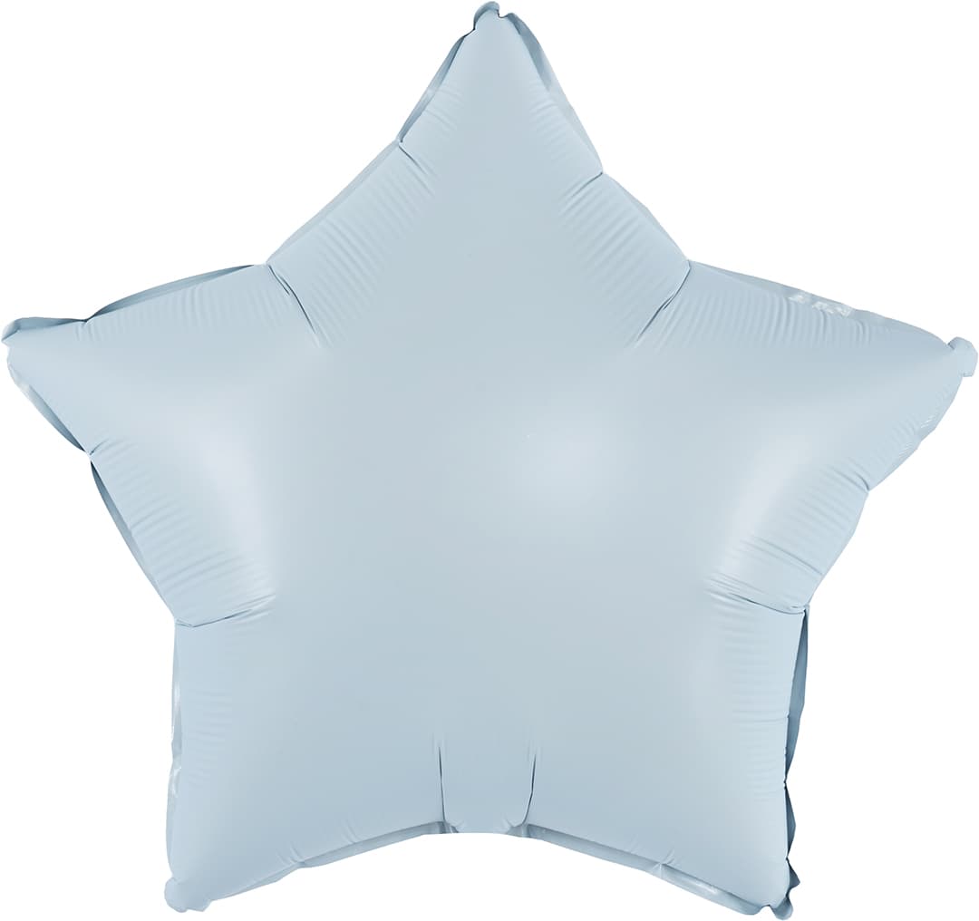 Звезды сатин Falali 45 см голубые