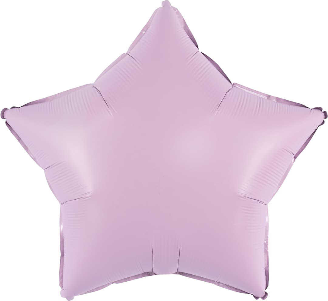 Звезды сатин Falali 45 см сиреневые