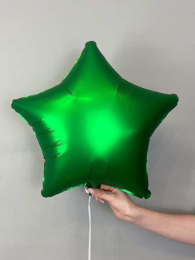 Звезды сатин 45 см зеленые emerald Звезды сатин 45 см зеленые emerald