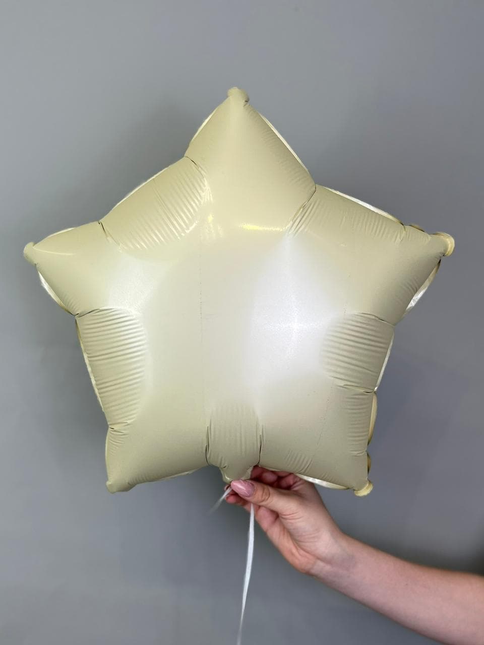Звезды сатин кремовый 45 см грабо